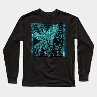 Cyber Dragonfly Long Sleeve T-Shirt